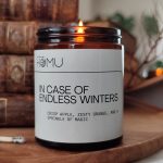 Lumânare parfumată în borcan de ambra-IN CASE OF ENDLESS WINTERS